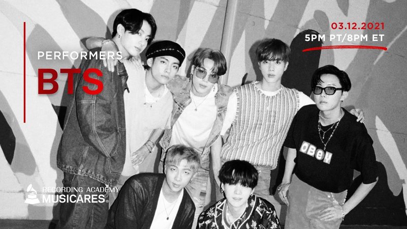 BTS ミュージケアーズ(MusiCares)公式SNS