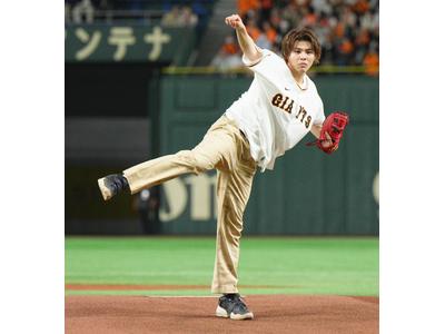 BE:FIRST・LEO、始球式での真剣な表情が美しい！7人で「Boom Boom Back