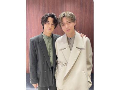 キンプリ・永瀬廉&髙橋海人、ジャケット衣装で仲良くニッコリ