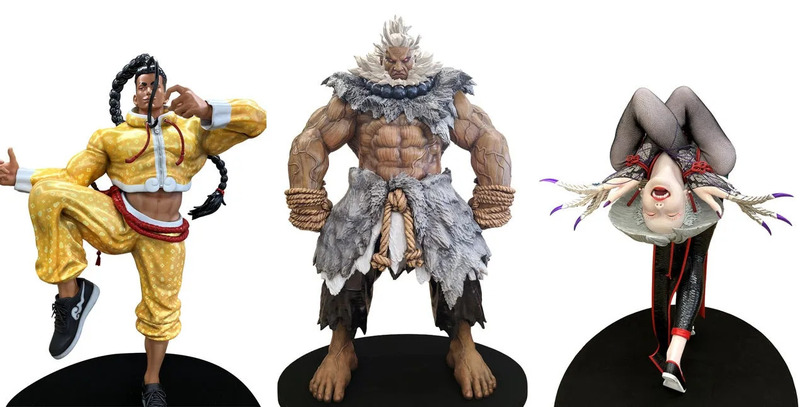 ストリートファイターのキャラクターのフィギュア