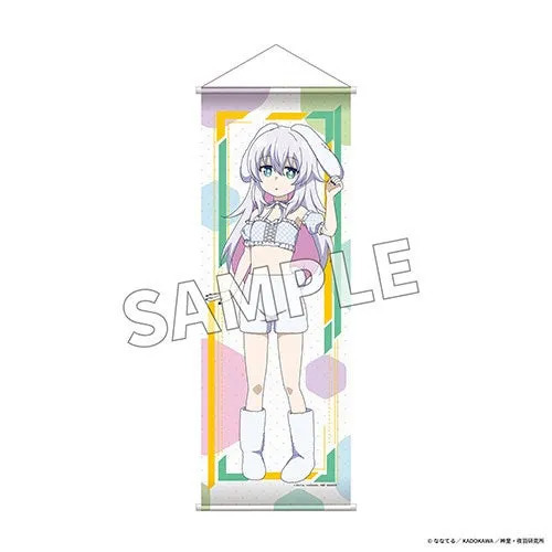 アニメのキャラクターが描かれたタペストリー