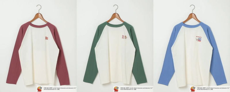 トムとジェリーの長袖シャツ