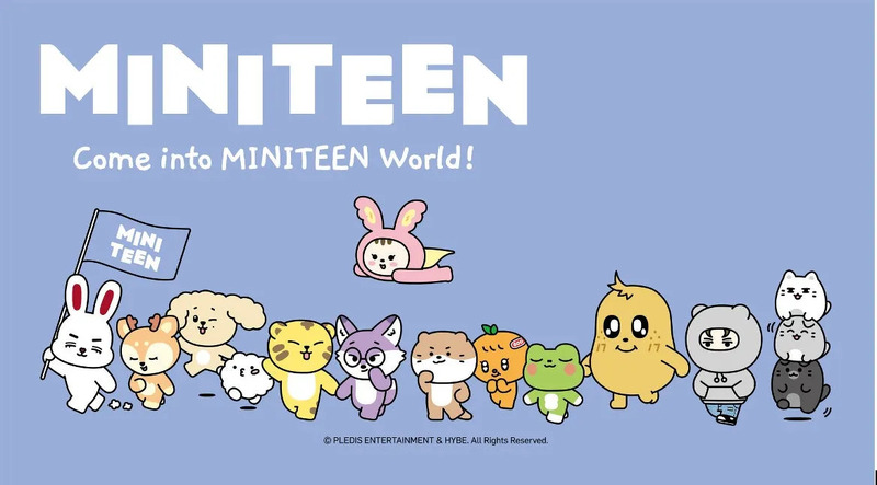 MINITEEN キャラクター集合イラスト