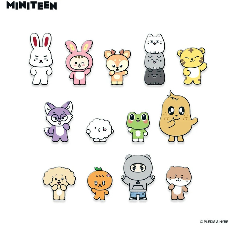 MINITEENメタルピンバッジ