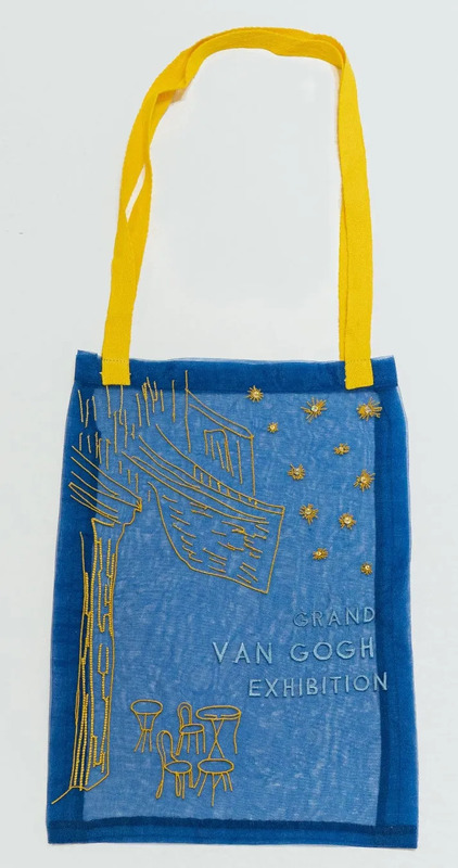 ブリジットタナカコラボ・オーガンジー刺繍バッグ