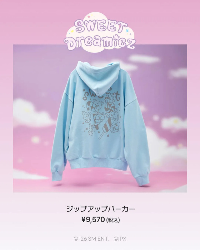 SWEET Dreamiez ジップアップパーカー