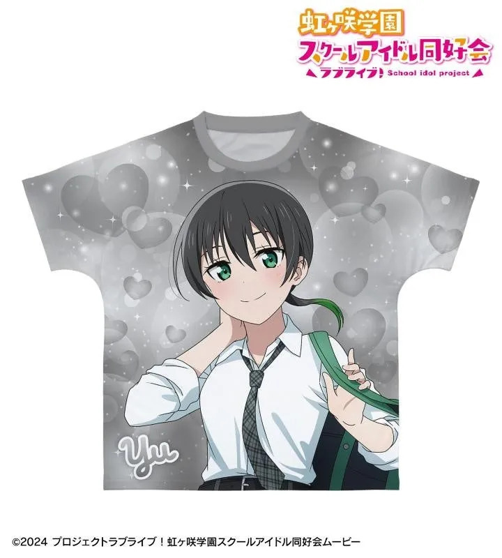 虹ヶ咲学園スクールアイドル同好会のキャラクターが描かれたTシャツ