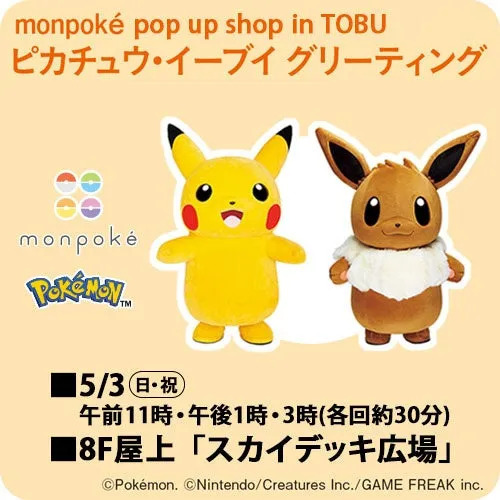 ピカチュウ・イーブイ グリーティング告知