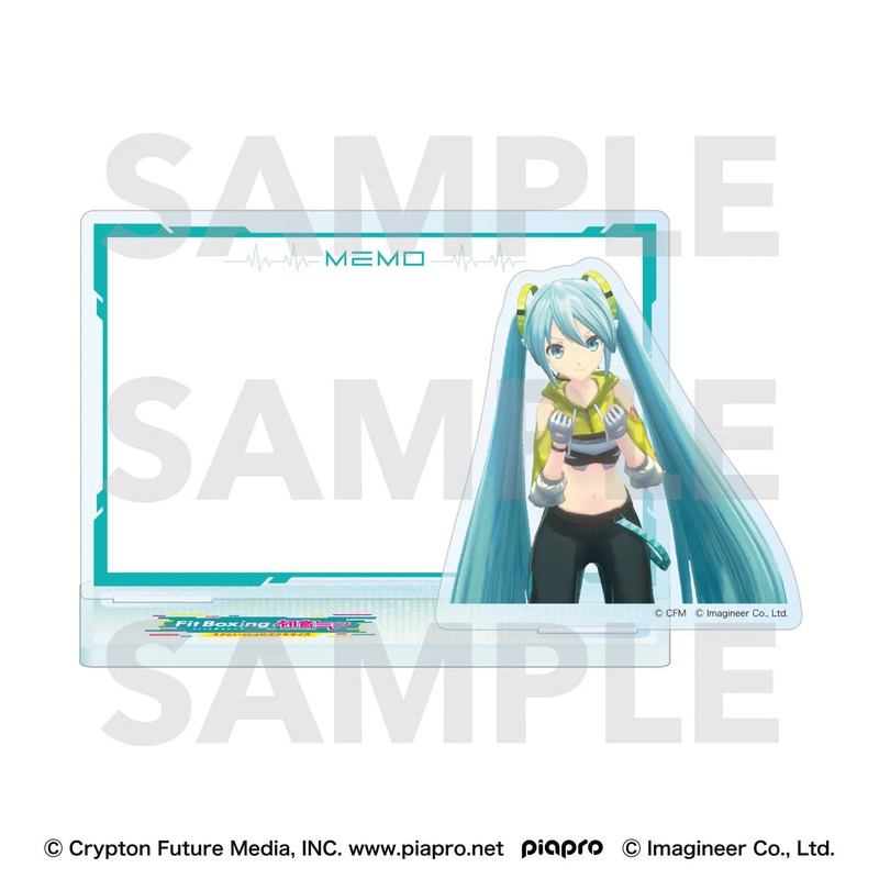 初音ミク フィットボクシング メモスタンド