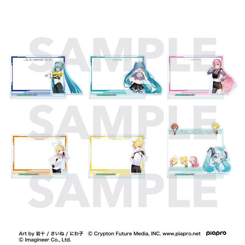 ボーカロイド キャラクターグッズ メモスタンド集合