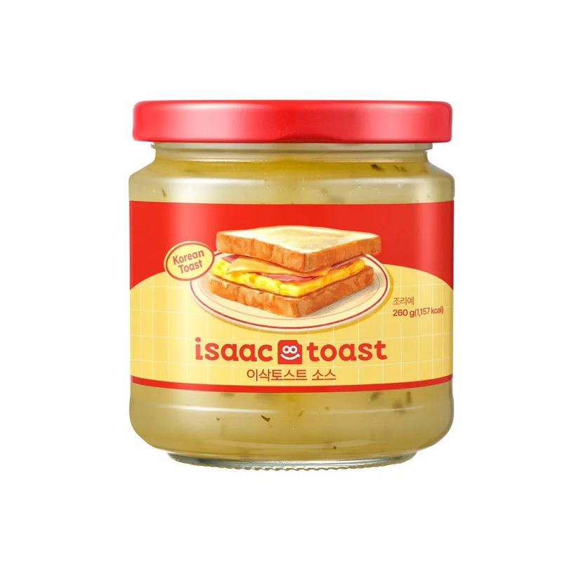 イサックトースト ソースの瓶