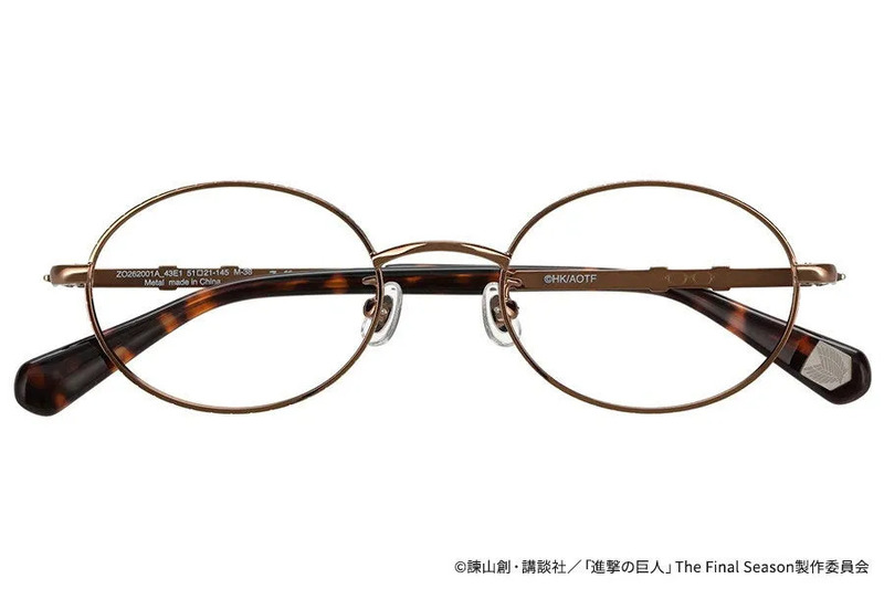 ハンジ・ゾエモデルのメガネ