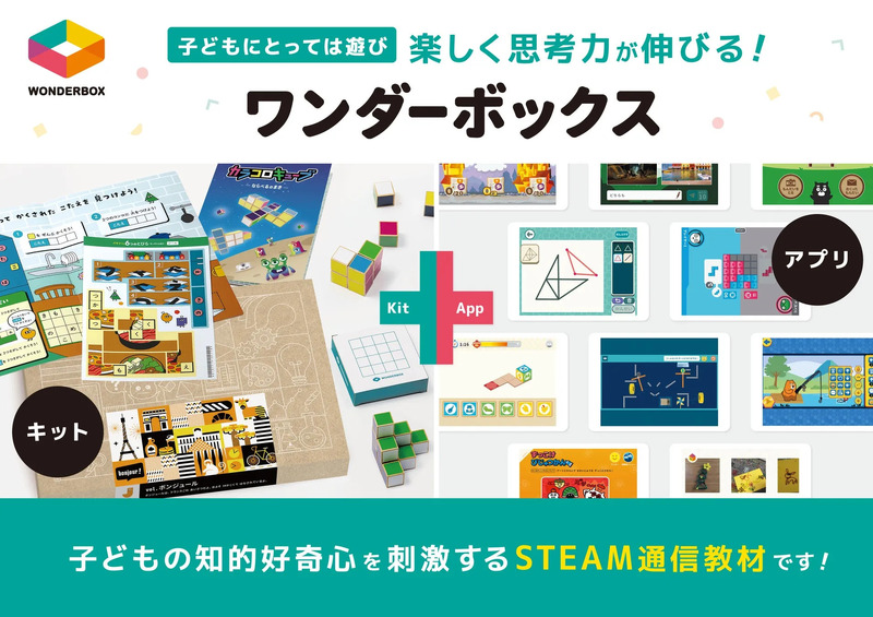 ワンダーボックスのロゴと紹介画像
