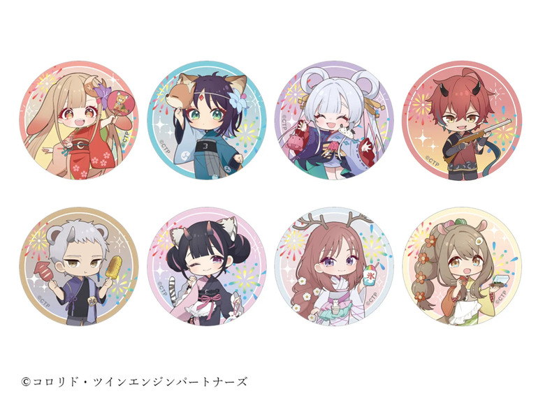 トレーディングミニキャラ缶バッジ(全8種)