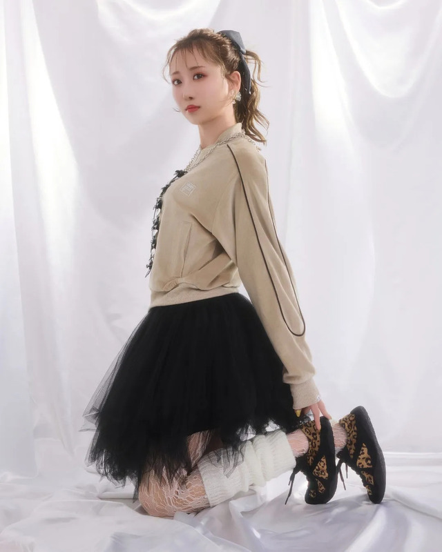 LOOK 3: バレエコア (FILA GLIO LX)