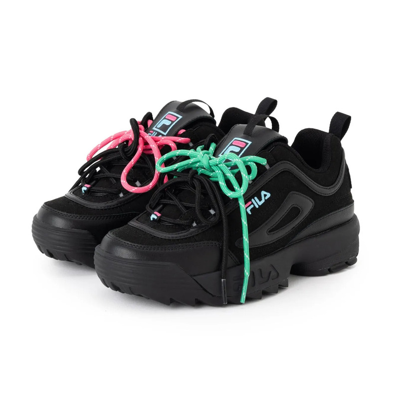 DISRUPTOR２ DS Black/River Blue/Camellia Rose (左側)